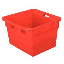Bac Gerbable Emboitable Rouge Capacite 90 L * 11090*