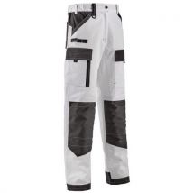 Pantalon De Travail Ruler Blanc/gris T0 - Homme