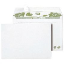 Enveloppes Blanches Recyclées C5 80g Sans Fenêtre Nf Fsc-r