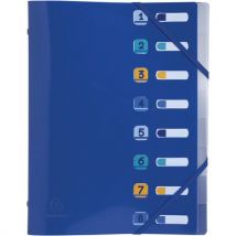 Trieur 8 Compartiments Beeblue - A4 - Bleu Marine