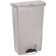 Rubbermaid - Collecteur Slim Jim Step On Front Step Plastique 68 L Beige