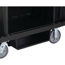 Rubbermaid - Rangement Noir Sous Chariot D'étage