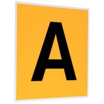 Panneau Identification Perforé 1 Caractère Lxh : 270x220mm