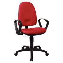 Siege Dolly Doss Haut Tissu Standard Rouge