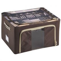 Housse De Rangement Tissu 44 L Marron