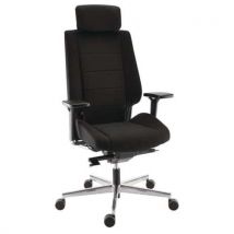 Fauteuil De Travail Ergonomique Tissu Fame Noir