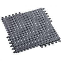 Dalle Antifat. De-flex Esd Nitrile Fr 45cmx45cmx19mm Noir