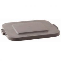 Rubbermaid - COUVERCLE PR CONTENEUR 152L CARRE GRIS