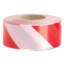 Ruban De Barrière Rouge/blanc. 100 M X 70 Mm (l X L)
