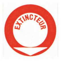 Panneau Adh Rges 200x200 Mm Extincteur