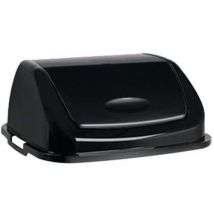 Couvercle Clap Basculant 50 L Noir Noir