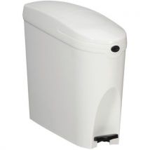 Poubelle Pour Sanitaire 20 L Hygiéne Feminine Blanc