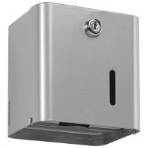 Rossignol Pro - Distributeur Papier Toilette Stella Gris - 2 Paquets ou 1 Rouleau - Hygiénique et Pratique