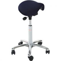 Global Professional Seating - Siège Mini Easy seat - Tissu 3D Bleu - Réglable Hauteur - Ergonomique - 110kg