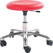 Tabouret Beta - Imitation Cuir - Medium - Rouge