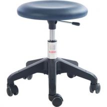 Global Professional Seating - Tabouret Beta Octopus Bas - Tissu Bleu - Réglable 44-57cm - 110kg Max