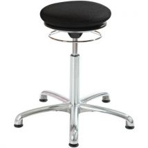 Tabouret Pilates Vérin À Gaz-bas 3d Noir Base Aluminium