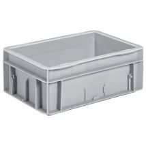 Bac 46l Parois Pleines Gris Lxlxh = 30 0x200x120mm