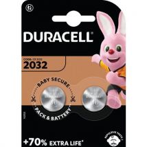 Duracell - 2 Pile bouton Lithium CR2032 - Pack de 2 - Duracell