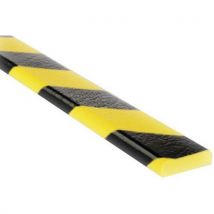 Profilé De Protection Noir/jaune Type F En 10x1m