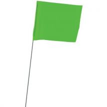 Drapeaux De Repérage 76 Cm Vert Fluo