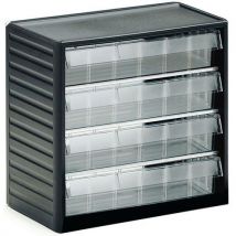 Armoire Tiroirs Transparents 4 Tiroirs Sans Séparation