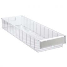 Bac D'étagère Transparents Étiquette Incluse Sans Séparation