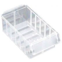 Petit Tiroir Transparent Fond Cannelé Avec Étiquette