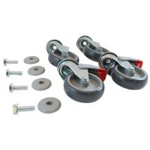 Jeu De Roues 100 Mm Pour Desserte Polyvalente