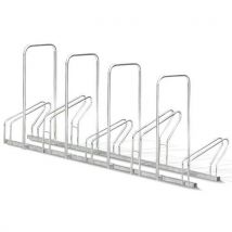 Râtelier 2 Niveaux Pour 5 Vélos Avec 4 Arceaux Pour Antivol