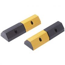 Bordure De Séparation De Parking Bicolore Jaune Et Noir