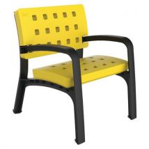 Fauteuil Horizon Polyéthylène - Jaune
