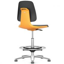 Siège d'atelier Labsit - Dossier Flex 3D, Coloris Orange, 11.5 kg - Bimos