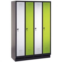 Vest Mono P Metal Vert/gris 4 Colonnes L119 0xh1800xp500