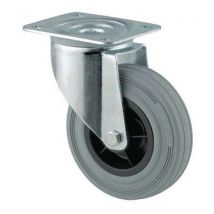 Roue Pivotante Caoutchouc Force:70 Kg H Ht:108 Mm