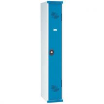 Vestiaire penderie Seamline Optimum 1 colonne 300 mm - socle - Acial