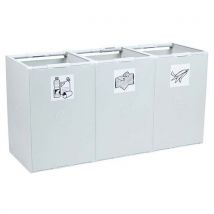 Poubelle Plastique Modulaire De Trois Élémen Ts 60l