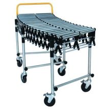Convoyeur Rouleaux Acier Extensible -4 Pieds - Largeur 600 Mm