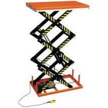 Table Élévatrice Électrique Triple Ciseaux 1 T 380 V