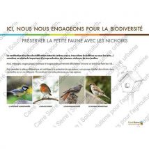 Panneau Éducatif - Les Nichoirs