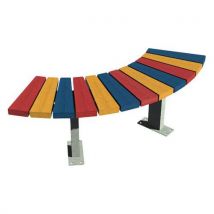 Banquette Contour 1/4 De Rond Ø 2m Multicolore - Pied Galva