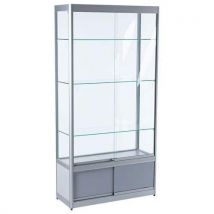 Vitrine D'exposition 1000x400x2000mm Et Placard - Aluminium