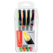 Lot De 4 Surligneurs Navigator Coloris Assorti L. Maxi:35