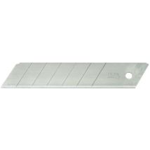 Olfa - Étui 5 Lames Classiques Acier 25mm - PVC Recyclable - Fournitures Bureau