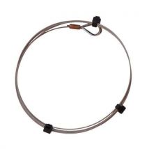 Inox Diam 3 Mm - 1 Boucle Cossee - Manchonnee - 6m