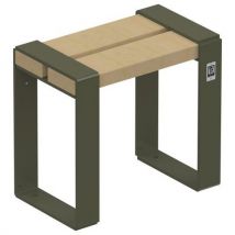 Tabouret Forézien Enfant Bois Naturel Acier Gris 7012