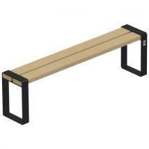 Banc Sans Doss Forézien Enfant 130 Cm Bois / Acier Noir 9004