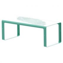 Table Zigzag 69 X 69 Cm Acier -bleu 6027