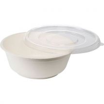 Couvercle Transparent Pour Saladier Rond En Fibre - Ø 135 Mm
