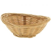 Corbeille À Pain Ovale En Bambou - 15x12 Cm